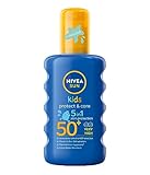 Nivea Sun Kids Schutz & Pflege Sonnenspray, Lichtschutzfaktor 50+, 1er Pack (1 x 200 ml)