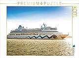 CALVENDO Puzzle AIDAaura 1000 Teile Lege-Größe 64 x 48 cm Foto-Puzzle Bild von Micha Tuschy