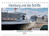 Hamburg und seine Schiffe- fotografiert von Ralf Kretschmer (Tischkalender 2023 DIN A5 quer): Unterschiedliche Schiffe im Hamburger Hafen ... 14 Seiten ) (CALVENDO Orte)