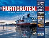Hurtigruten Kalender 2023, Wandkalender im Querformat (54x42 cm) - Norwegen / Skandinavien mit Bildern der beliebten Kreuzfahrtroute