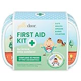 Yellodoor Baby-Erste-Hilfe-Kit 62 wichtige medizinische Artikel für Kinder, Familie, Auto und Reisen, einschließlich Humpty Dumpty Fingerpuppen-Distraktor und Belohnungsaufkleber