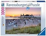 Ravensburger Puzzle 19112 - Ostseebad Ahlbeck, Usedom - 1000 Teile Puzzle für Erwachsene und Kinder ab 14 Jahren, Puzzle mit Strand-Motiv, Yellow