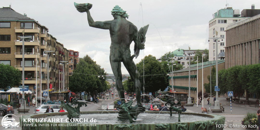 Ausflugstipps Göteborg - Poseidonbrunnen