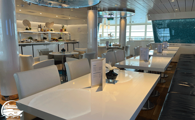 AIDA Lounge auf AIDAnova - Tische 