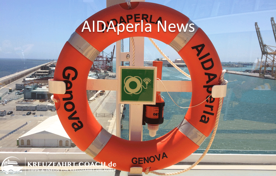 AIDAperla NEWS – Aktuelle Infos im Überblick